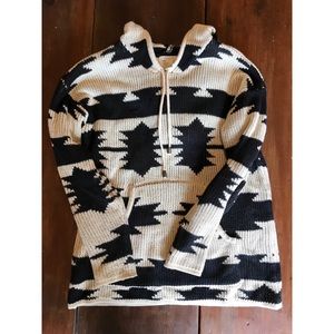 Cozy Aztec Hooded Sweater